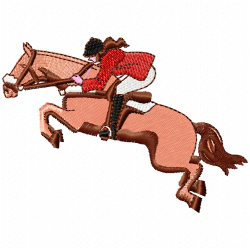 Horseback Riding Embroidery Design 1 Horseback Riding Embroidery Design 1